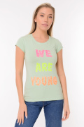 салатовый фото Женская футболка 900677 купить в Одессе по оптовым ценам