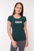 зеленый фото Женская футболка К9.0698 купить в Одессе по оптовым ценам