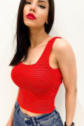 красный фото Женский топ 1398 купить в Одессе по оптовым ценам