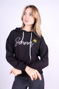 черный фото Женский свитшот К9.00596 купить в Одессе по оптовым ценам