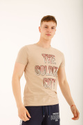бежевый фото Мужская футболка E9. 00638 купить в Одессе по оптовым ценам