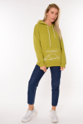 оливковый фото Женская толстовка K9.0379 купить в Одессе по оптовым ценам