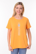 оранжевый фото Женская футболка 900699 купить в Одессе по оптовым ценам