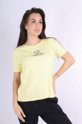 желтый фото Женская футболка 1082 купить в Одессе по оптовым ценам