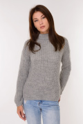 серый фото Женский свитер 4015 купить в Одессе по оптовым ценам