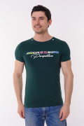 зеленый фото Мужская футболка 900725 купить в Одессе по оптовым ценам