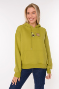 оливковый фото Женская толстовка K9.0381 купить в Одессе по оптовым ценам