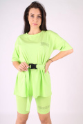 салатовый фото Женский спортивный костюм 1087 купить в Одессе по оптовым ценам