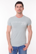 серо-голубой фото Мужская футболка 900713 купить в Одессе по оптовым ценам