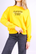желтый фото Женский свитшот 1018 купить в Одессе по оптовым ценам