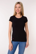 черный фото Женская футболка K9.00727 купить в Одессе по оптовым ценам
