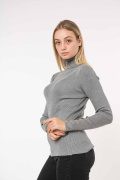 серый фото Женский гольф 1289 купить в Одессе по оптовым ценам