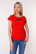 красный фото Женская футболка K9.00725 купить в Одессе по оптовым ценам