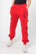 красный фото Женские спортивные штаны К9.0602 купить в Одессе по оптовым ценам
