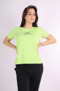 салатовый фото Женская футболка 1082 купить в Одессе по оптовым ценам
