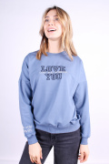 синий фото Женский свитшот 1018 купить в Одессе по оптовым ценам
