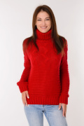 красный фото Женский свитер 4012 купить в Одессе по оптовым ценам