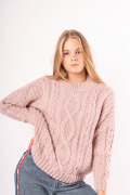 пудра фото Женский свитер 4018 купить в Одессе по оптовым ценам