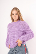 фиолетовый фото Женский свитер 4004 купить в Одессе по оптовым ценам