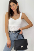 белый фото Женское боди 0761 купить в Одессе по оптовым ценам
