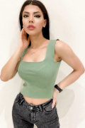 фисташковый фото Женский топ 1232000 купить в Одессе по оптовым ценам