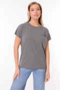 серый фото Женская футболка 900705 купить в Одессе по оптовым ценам