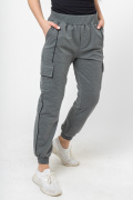 серый фото Женские спортивные штаны К9.0602 купить в Одессе по оптовым ценам