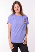 фиолетовый фото Женская футболка 900734 купить в Одессе по оптовым ценам