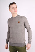 светло-серый фото Мужской джемпер 00649 купить в Одессе по оптовым ценам
