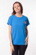 голубой фото Женская футболка 900734 купить в Одессе по оптовым ценам