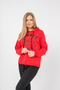 красный фото Женский свитшот К9.0634 купить в Одессе по оптовым ценам