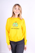 желтый фото Женский свитшот 1017 купить в Одессе по оптовым ценам