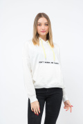 белый фото Женский свитшот К9.0597 купить в Одессе по оптовым ценам