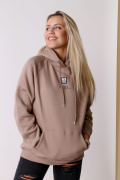 бежевый фото Женская толстовка K9.0453 купить в Одессе по оптовым ценам