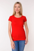 красный фото Женская футболка K9.00727 купить в Одессе по оптовым ценам