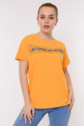 оранжевый фото Женская футболка 900695 купить в Одессе по оптовым ценам