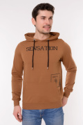 коричневый фото Мужской свитшот 900640 купить в Одессе по оптовым ценам