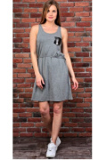 серый фото Женское платье k9.00085 купить в Одессе по оптовым ценам