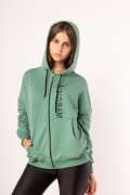 зеленый фото Женская толстовка 1016 купить в Одессе по оптовым ценам