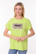 салатовый фото Женская футболка 900685 купить в Одессе по оптовым ценам