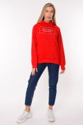 красный фото Женская толстовка K9.0450 купить в Одессе по оптовым ценам