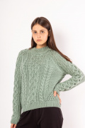 мята фото Женский свитер 4008 купить в Одессе по оптовым ценам