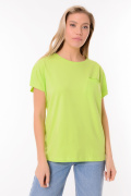 салатовый фото Женская футболка 900705 купить в Одессе по оптовым ценам