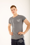 серый фото Мужская футболка E9. 00325 купить в Одессе по оптовым ценам