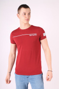красный фото Мужская футболка 0634 купить в Одессе по оптовым ценам