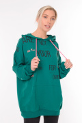 зеленый фото Женское худи 900583 купить в Одессе по оптовым ценам