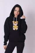 черный фото Женская толстовка  купить в Одессе по оптовым ценам