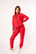 красный фото Женский спортивный костюм 1015 купить в Одессе по оптовым ценам