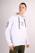 белый фото Мужское худи 00636 купить в Одессе по оптовым ценам