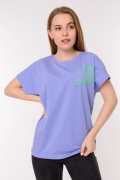 фиолетовый фото Женская футболка 900676 купить в Одессе по оптовым ценам